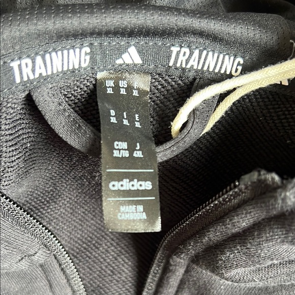Black Adidas Men's Hoodie Jacket - Picture 5 of 6